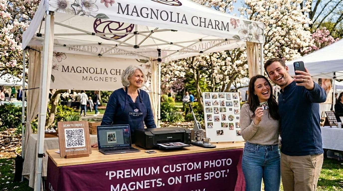 Live Event Pop-Up Printing Booth Tent